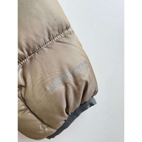 EDDIE BAUER First Ascent Downlight Green Down Filled Puffer Jacket Coat, Size S - Picture 10 of 16